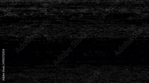 Analog vhs static noise overlay with signal interference distortion