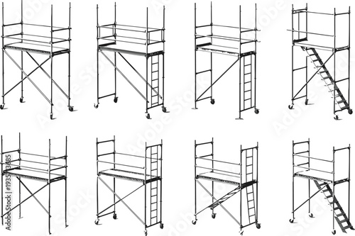 Front loader silhouette illustration, heavy construction equipment vector art, rugged tires and large bucket design concept, industrial machinery composition, 