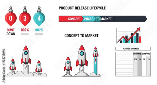 Countdown timer rockets product lifecycle and market analysis