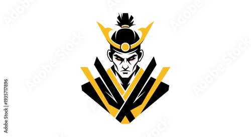 Vibrant fox illustration on white background conceptual vector design