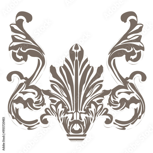 Creative ornamented flouring decoration