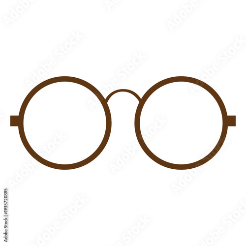 Hipster round eyeglass
