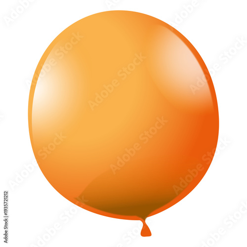 Orange party balloon