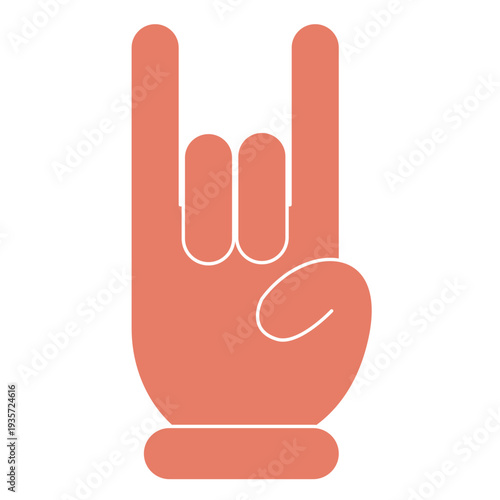 Rock hand sign