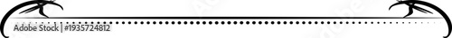 Vector dotted line decorative border
