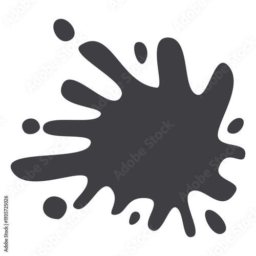 Splatter paint droplet splash