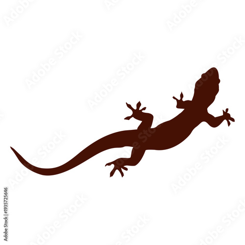 Iguana pet silhouette