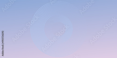 Abstract circle lines on light blue background. Geometric stripe line art design for poster, brochure, cover, website, header, web banner, presentation.