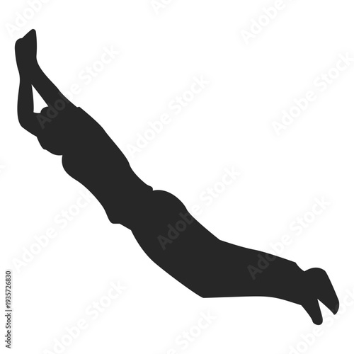 Parkour jumping silhouette 2