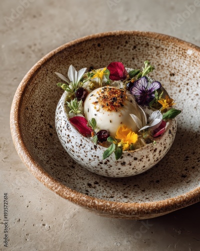 Wallpaper Mural Wholesome Breakfast Porridge With Seeds Topping Torontodigital.ca