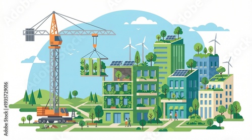 vector illustration of a city