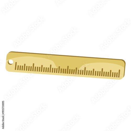 Wooden ruler