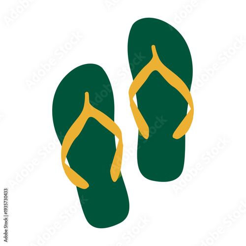 Travel brazil sandals flag
