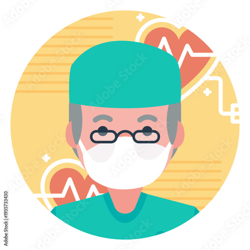 Old doctor character