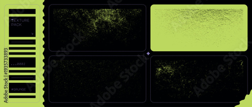 Fine Grunge Texture Pack Subtle Micro Scratches Light Abrasion and Minimal Wear on Black Background Vector Set