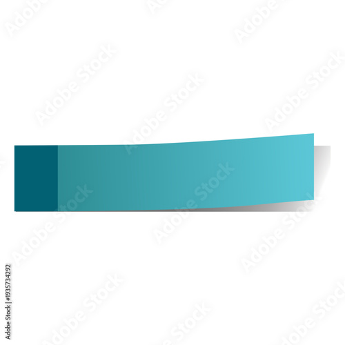 Blue sticky note marker