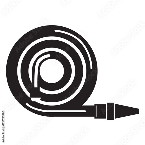 Firefighter hose icon