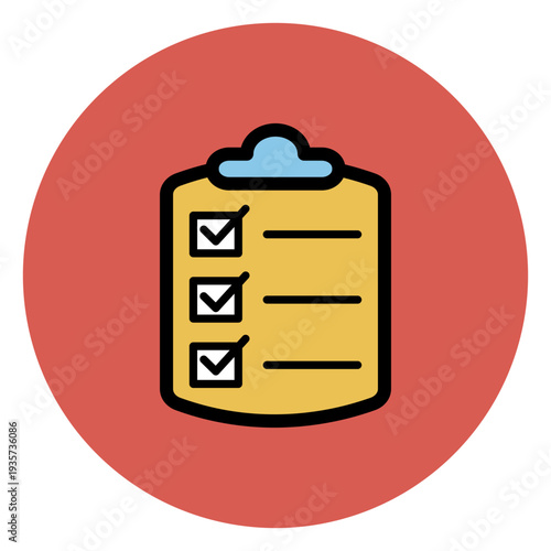 Medical checklist icon