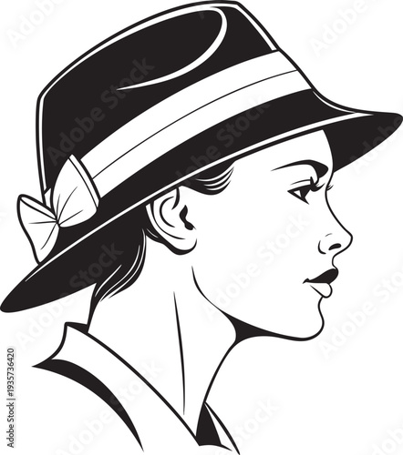 girl in hat