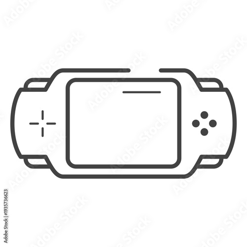 Pxp game console stroke icon