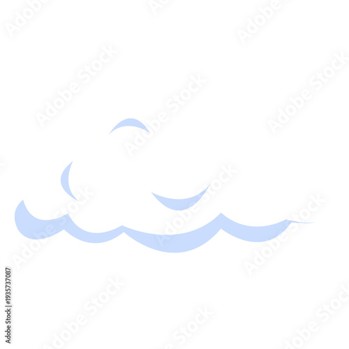Puffy cloud illustration