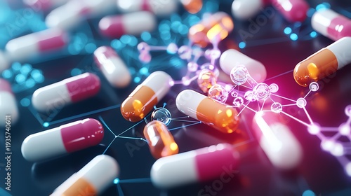 Detailed Illustration of Pediatric Pharmacology Showing Child Dosage and Drug Safety