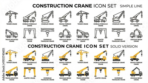 set of construction icons