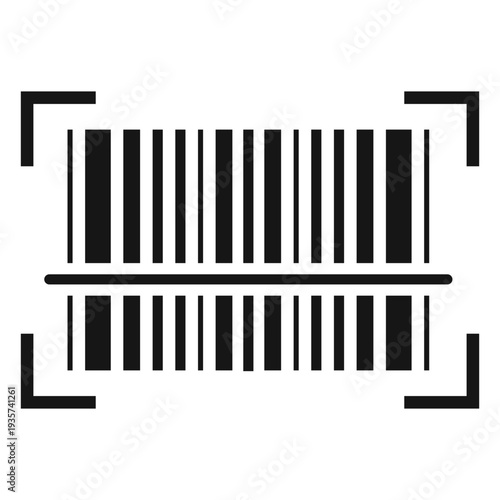 Barcode scanning icon