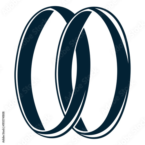 Love ring silhouette