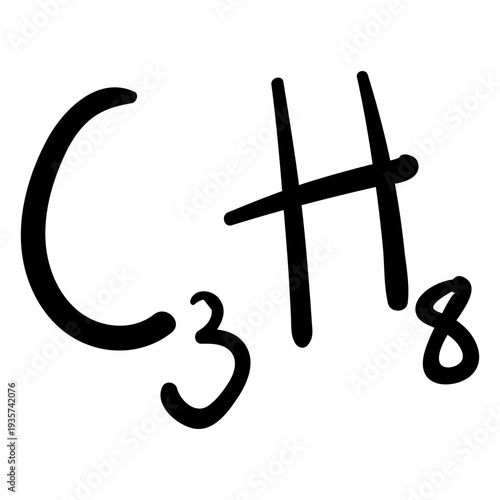 Formula propane three eight