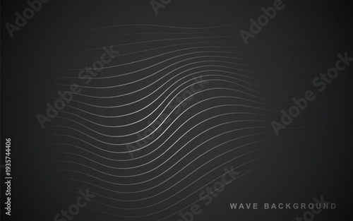 Wave line motion background. High tech wave background.