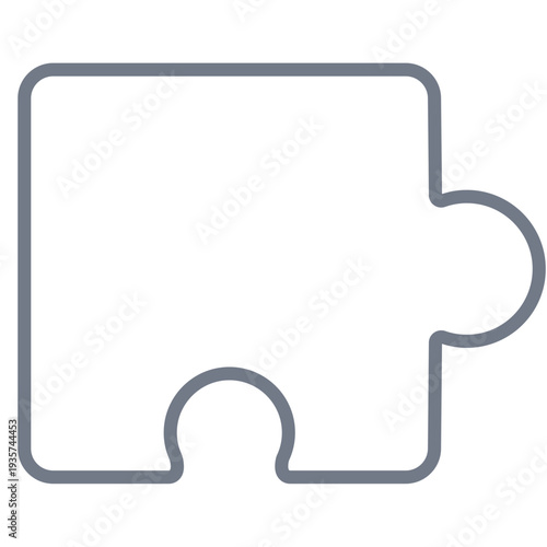 Puzzle detail piece stroke