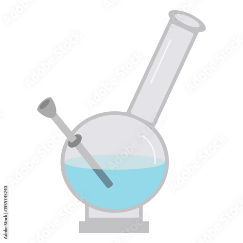 Retort liquid experiment flat instrument