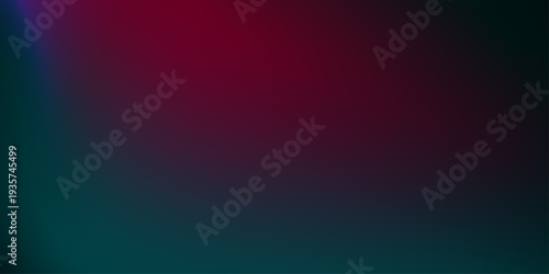 Blue and purple grainy background, dark abstract noise texture poster. Defocused blue purple magenta pink color gradient radiance on dark black abstract wallpaper with empty space. 