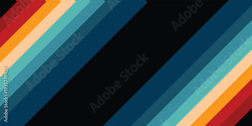 vintage striped background, poster, banner sample, retro colors from 1970s, 1980s, 1990s. retro vintage style striped background poster line.