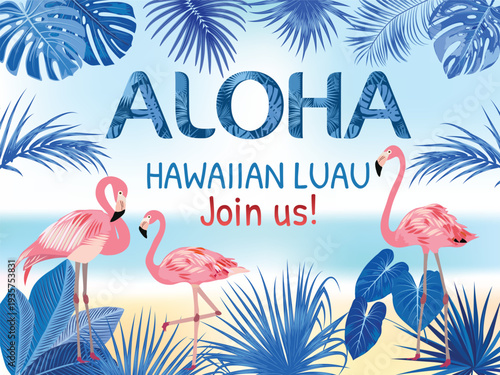 Aloha Hawaii. Best creative design for poster, flyer, presentation. Vector