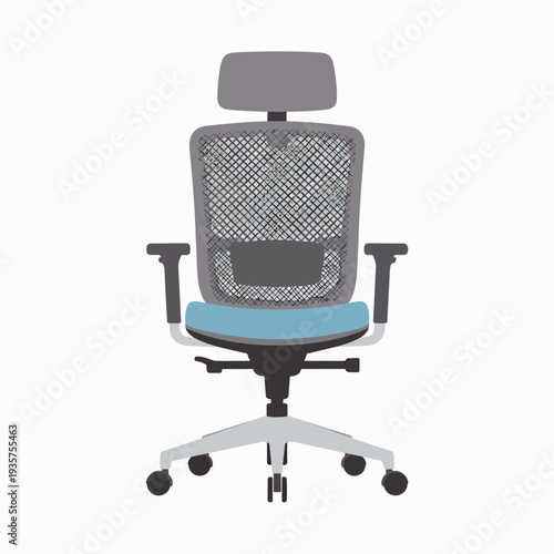 Ergonomic Office Chair with Mesh Backrest.