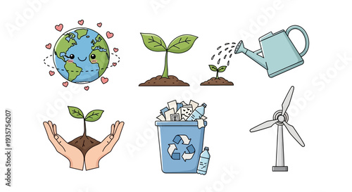 Sustainable eco-friendly elements for environmental conservation