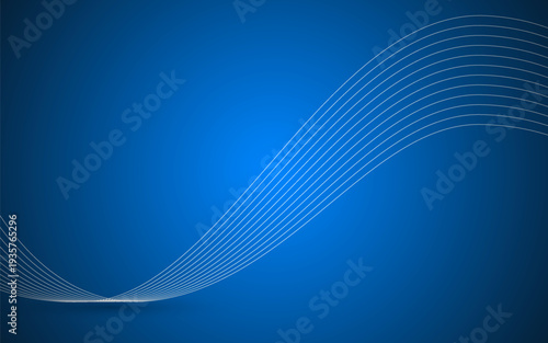 Simple wavy line vector illustration. Fully editable stroke object.
