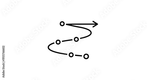 Live tracking Line art vector clean color concept illustration