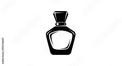 Elegant Perfume Bottle Icon for Beauty and Fragrance Concepts