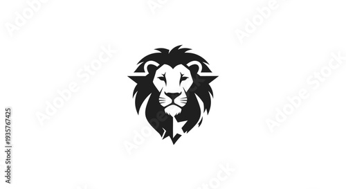 Powerful Lion Head Logo Design Symbolizing Strength and Leadership