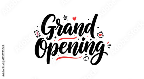 Grand opening announcement design