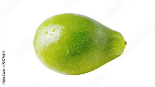 Crisp green chayote with smooth surface, showcasing its vibrant color and fresh appearance, perfect for culinary use or healthy eating