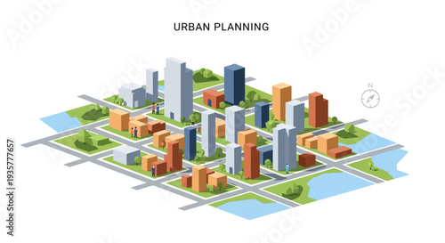 Urban Planning Cityscape Design.
