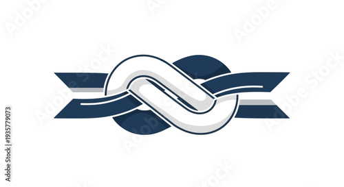 Chain Link Logo Symbol.
