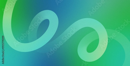 Vibrant blue green horizontal background poster concept futuristic surreal 3d path illustration background