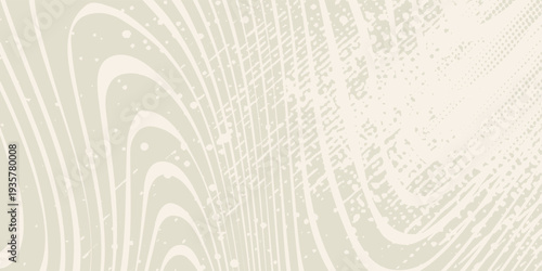 Striped kraft paper background. Grainy texture vector cardboard seamless pattern. Light beige patern. Neutral color textured bg. Vintage scrapbook backdrop.