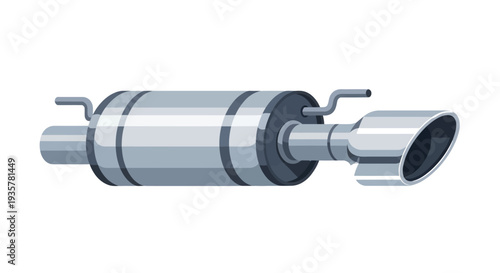 Car Muffler Exhaust System.
