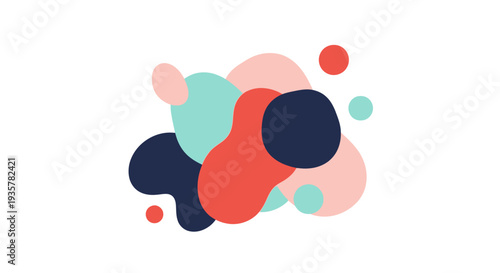 Colorful Abstract Art Design.